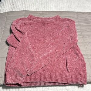 Velvet Heart Dusty Rose Crew Neck Sweater